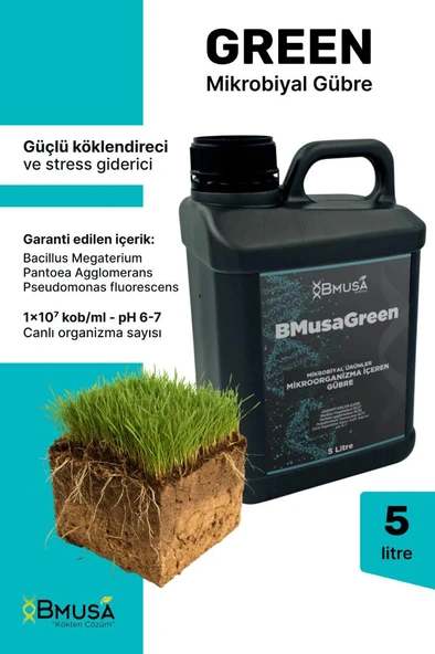 BMusa Green 5 Lt Mikrobiyal Gübre ürün görseli 1
