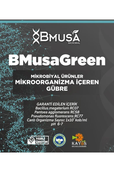 BMusa Green 5 Lt Mikrobiyal Gübre - Resim 5