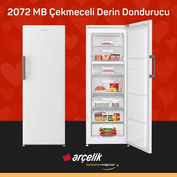 ARÇELİK 2072 MB 7 Bölmeli Derin Dondurucu ürün görseli 1
