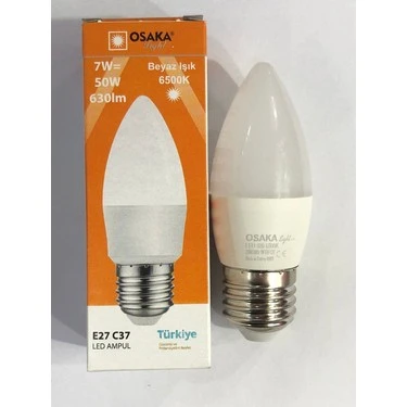 OSAKA E27 DUY BUJİ LED AMPUL 7W 630 LM BEYAZ IŞIK ürün görseli 1