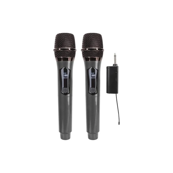 Sline T-MT07-EE Uhf Sabit Frekanslı 2 Adet Kablosuz Telsiz El Mikrofon ürün görseli 1