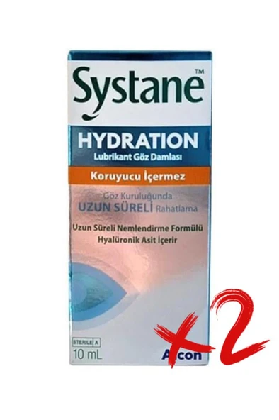 Systane Hydration Göz Damlası 10 Ml 2'Li PAKET (SKT:08/2027) ürün görseli 1