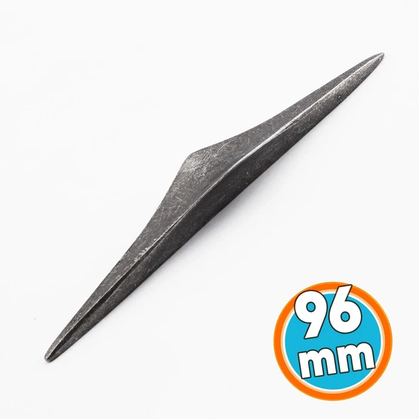 Mobilya Çekmece Mutfak Dolabı Dolap Kulpları Kulbu Kulpu Antik Gümüş Renk Metal Kulp 96 mm - 9.6 cm ürün görseli 1