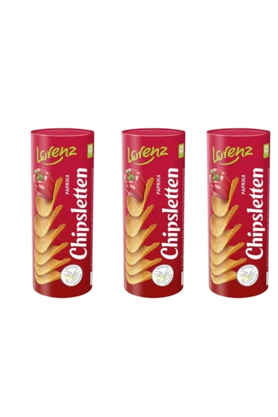 Lorenz Chipsletten Patates Cipsi 100 gr Paprika x 3 Adet ürün görseli 1