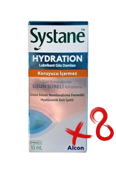 Systane Hydration Göz Damlası 10 Ml 8'Li PAKET (SKT:08/2027) ürün görseli 1