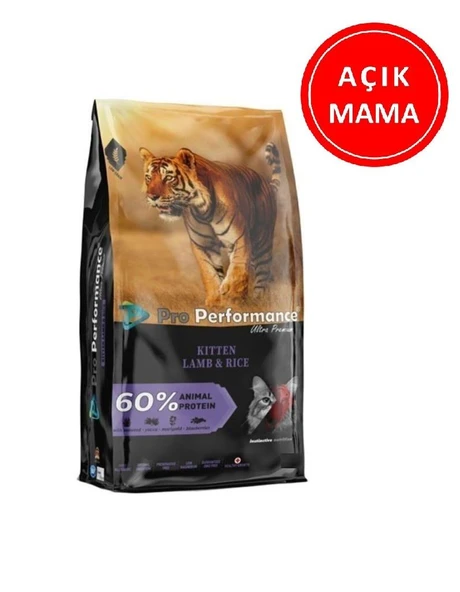 Pro Performance Kuzu Etli Yavru Kedi Maması 1 Kg AÇIK ürün görseli 1