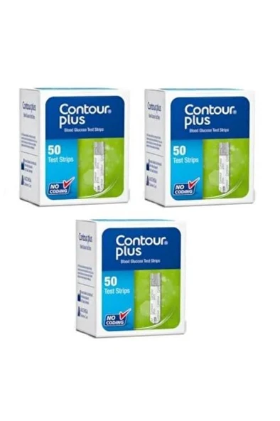 Contour Plus Test Stribi 50'Li X 3 Kutu (SKT:04/2027) ürün görseli 1