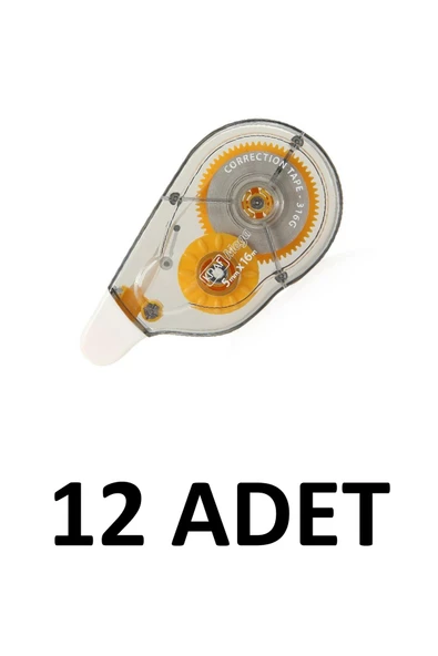 Kraf 12 Adet Şerit Daksil 5mmx 16m Şerit Düzeltici ürün görseli 1