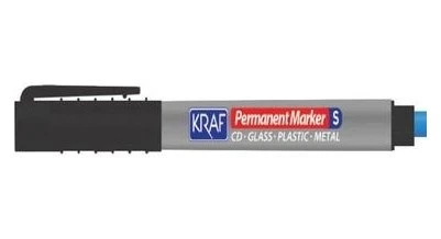 Kraf Asetat Kalemi Silgili 270 S Siyah 12 Li Siyah ürün görseli 1