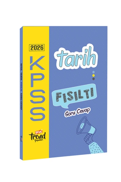2026 Kpss Tarih Fısıltı Soru Cevap (ÖZET) ürün görseli 1