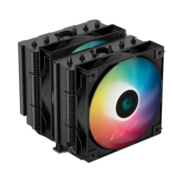 DEEPCOOL AG620-BK-ARGB-V2 Hava Soğutmalı AM5-1851p Dual İşlemci Fanı ürün görseli 1