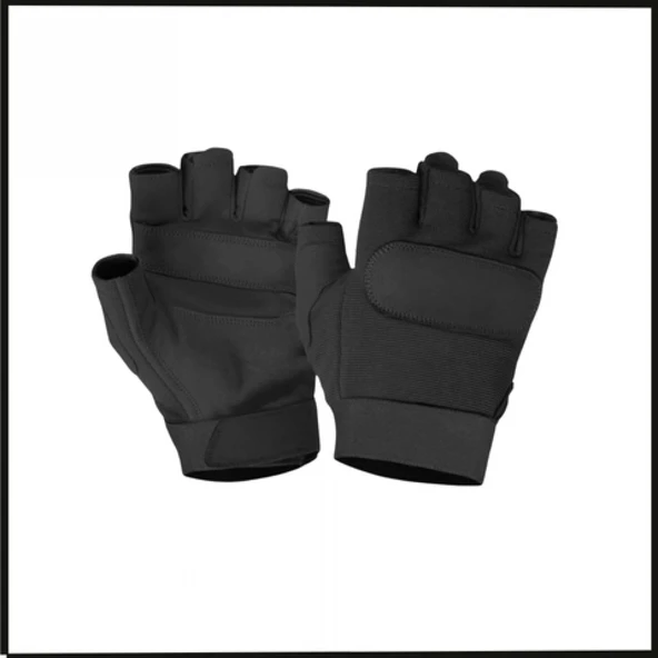 Uyguna-Yakala Black Taktikal -Duty Mechanik- Yarım Parmak Eldiven-P20010-SH-ELD.069 ürün görseli 1