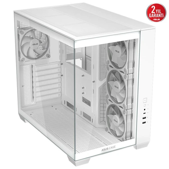 ASUS A32 PLUS PANORAMIK GAMING MID-TOWER PC KASASI BEYAZ ürün görseli 1