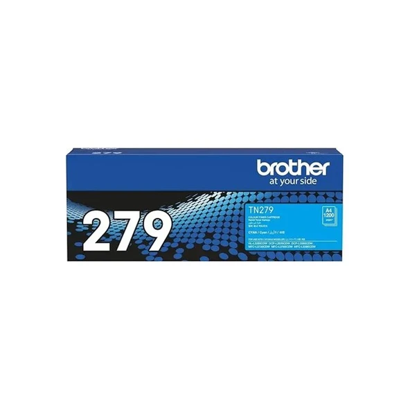 BROTHER TN279C 1200 Sayfa Cyan Toner ürün görseli 1