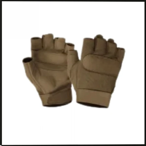 Uyguna-Yakala Taktikal-Duty Mechanic-Yarım Parmak-Coyote-Eldiven-P20010-SH-ELD.068 ürün görseli 1