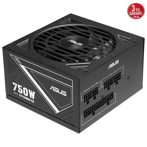 ASUS 750W 80+ GOLD ATS GAMING POWER SUPPLY ürün görseli 1