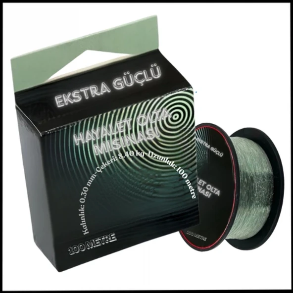 Uyguna-Yakala 100 Metre 0.30mm  - Hayalet Olta Misinası - Ekstra Güçlü - MAK.299 ürün görseli 1