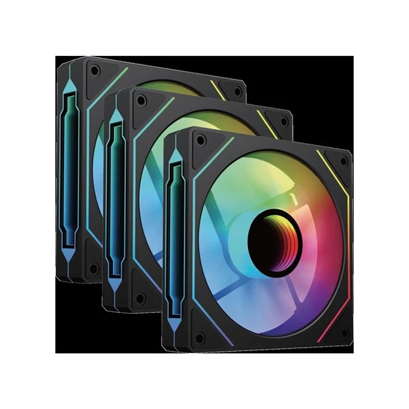 VENTO VF1202FI ARGB 120mm Kasa Fan 3-lü Paket ürün görseli 1