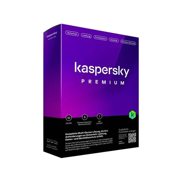 KASPERSKY Premium Trk 1 yıl 3 kullanıcı Antivirüs Programı (Total Security) ürün görseli 1