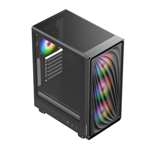 POWERBOOST 650W 80+ BRONZE PBA5065B-650W GAMING MID-TOWER PC KASASI ürün görseli 1