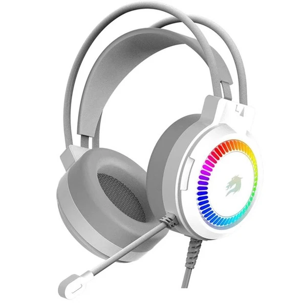 GameBooster HAMMER 7.1 Rainbow Beyaz Gaming Kulaklık H02W ürün görseli 1