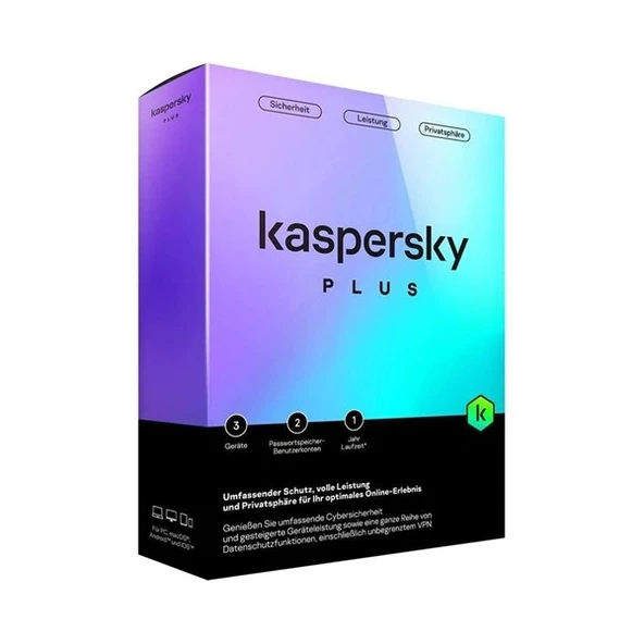 KASPERSKY Plus Trk 1 yıl 5 kullanıcı Antivirüs Programı (Internet Security) ürün görseli 1