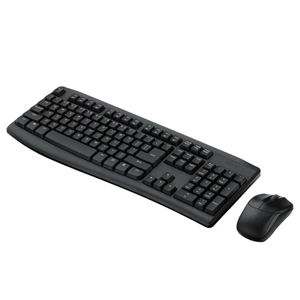 RAPOO X1800 PRO Kablosuz Klavye Mouse Set Siyah - Resim 2