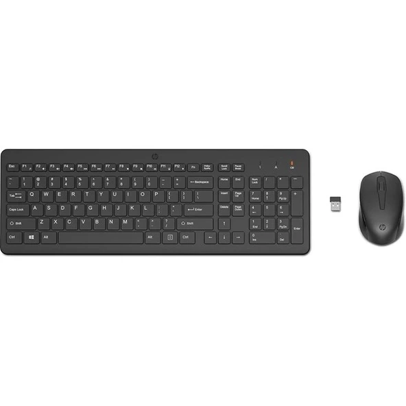 HP Q TRK 330 2V9E6AA Kablosuz Klavye Mouse Set ürün görseli 1