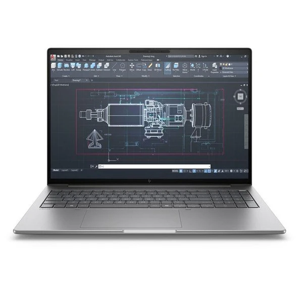 HP 16" ZBOOK 8 16 G1i B30HGES ULTRA 7 255H-16GB DDR5 RAM-512GB NVME-4GB RTX A500-W11 PRO ürün görseli 1
