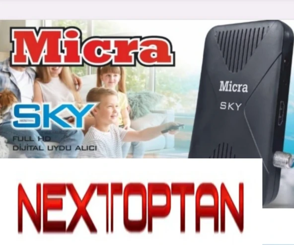 UYDU ALICI TKGS YÜKLÜ KANALLAR TAK KULLAN..MİCRA HD ürün görseli 1