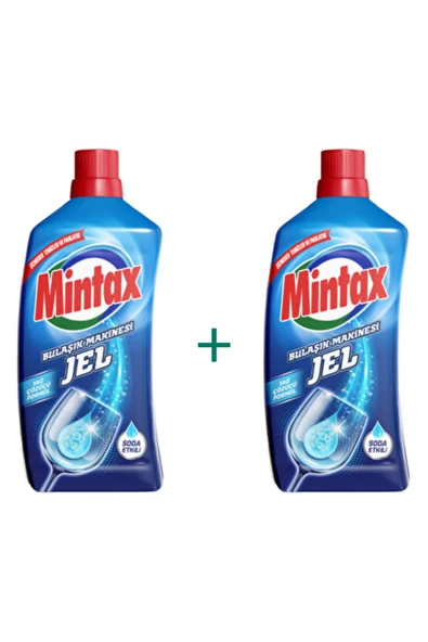 Mintax BULAŞIK MAKİNESİ JEL DETERJAN 1000ML 2 Lİ PAKET ürün görseli 1