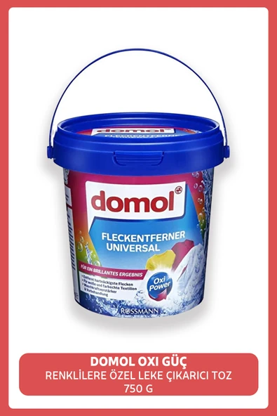 DOMOL Renklilere Özel Leke Çıkarıcı Toz Oxi Güç 750 gr ürün görseli 1