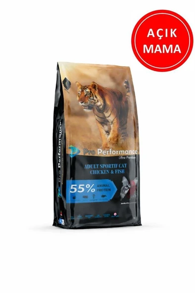 Pro Performance Adult Cat Sport Fit Chicken & Salmon & Shrimps & Cranberry 1 Kg AÇIK ürün görseli 1