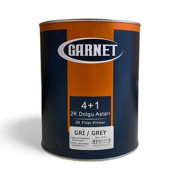 GARNET 4+1 2K DOLGU ASTARI 2,5 LİTRE ürün görseli 1
