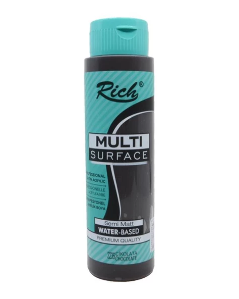 Rich Multi Surface Akrilik Boya Çikolata 500 cc ürün görseli 1