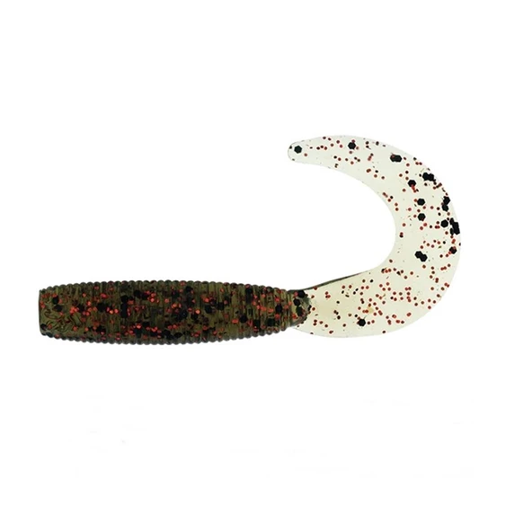 Daiwa Bait Junkie Grub Soft Bait Floating Silikon Yem  WaterMelon Red 6,35 CM ürün görseli 1