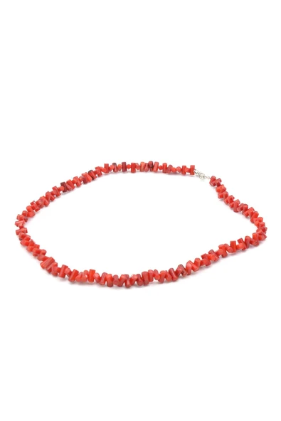 Murty99 Choker Model Doğal Dal Kırmızı Mercan Kolye ürün görseli 1