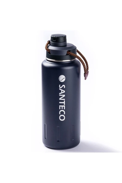 Tantitoni 020-01-LACİVERT ÇİFT KATMANLI  PASLANMAZ ÇELİK TERMOS SU ŞİŞESİ 950ML ürün görseli 1