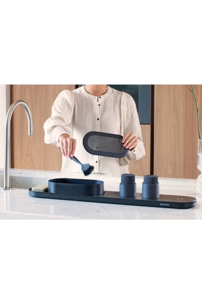 Brabantia Sınkstyle Infınıte Grey Lavabo Tezgah Düzenleyici Ve Kurutma Tepsisi (8710755227783) ürün görseli 1