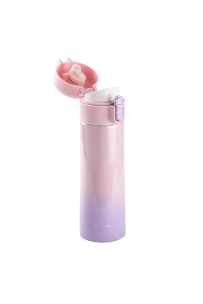 Tantitoni KAKE MOR DEGRADE PASLANMAZ ÇELİK TERMOS 350ML - Resim 2
