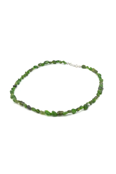 Murty99 Choker Model Amorf Kesim Doğal Diopsit Taşı Kolye ürün görseli 1