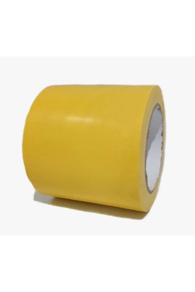 Yer Işaretleme Bandı Sarı 10cmx30m Sarı Zemin Bandı Sarı Ikaz Bandı 100mm ürün görseli 1
