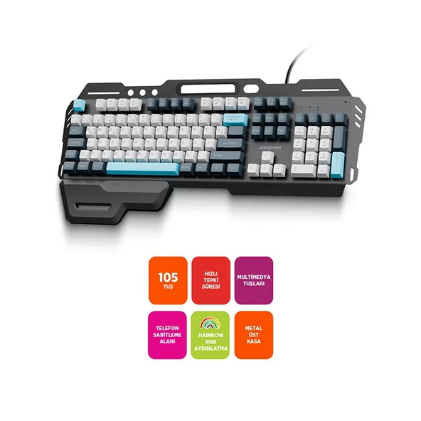 Polosmart PGM38 Gaming Klavye - Resim 2