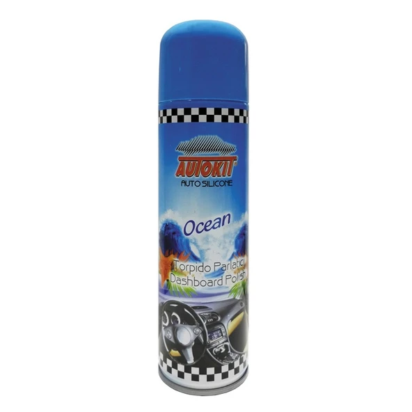 Torpido Parlatıcı Kokulu Oto Silikonu Okyanus 220ml ürün görseli 1