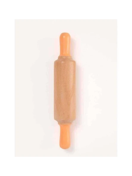 ChildGen Mini Ahşap Merdane Turuncu ürün görseli 1