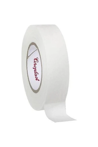 Coroplast Beyaz Isıya Dayanıklı Tüysüz Bez Bant 19mm X 15mt ürün görseli 1