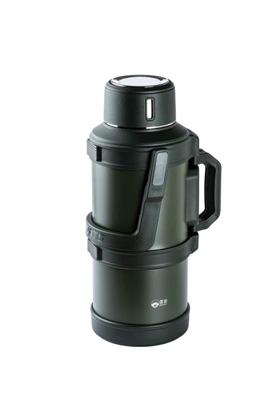 DKADI TNT-OKADI OUTDOOR YEŞİL KULPLU PASLANMAZ ÇELİK TERMOS 5L ürün görseli 1