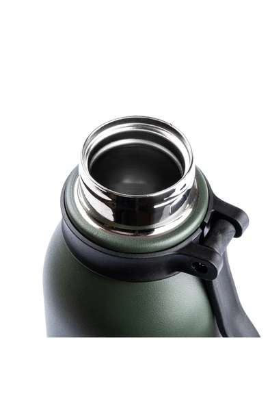 Tantitoni 024-01-KOYU YEŞİL PASLANMAZ ÇELİK TERMOS 750ML - Resim 3