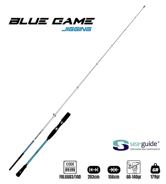 Fujin BlueGame Jigging 203cm 60-140gr Jig Kamışı ürün görseli 1