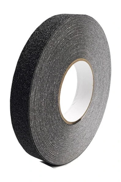 5 Adet Merdiven Ve Zemin Kaydırmaz Kaymaz Bant 25 mm x25 mt Siyah ürün görseli 1